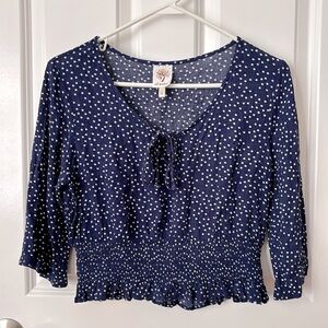 Self Esteem Crop Top Blouse
